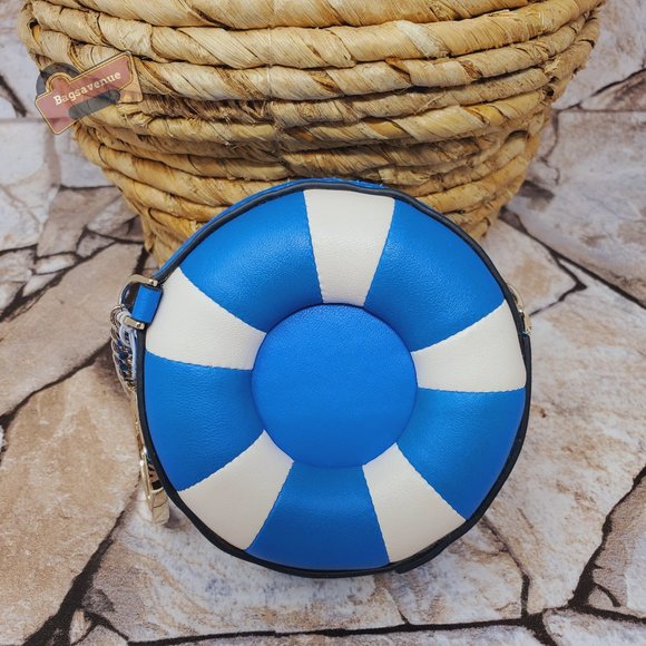 #bagsavenue fast ship splash 3D float pool Key Chain Fob Coin purse Kate Spade - Picture 2 of 6